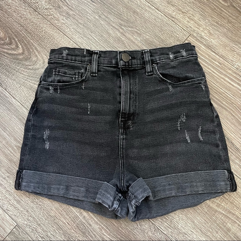 bdg high rise mom shorts
